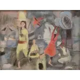Ruth Lewis, Guatamala Morning, Oil on canvas