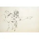 Theodore Gall, Male Holding Mask Pointing