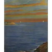 Louis Kronberg, Coastal view