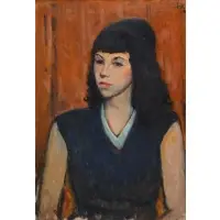 Louis Kronberg, The Gypsy (Mlle Leger), Oil on canvas