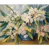 Averil Conwell, Still Life of Flowers, Oil on masonite