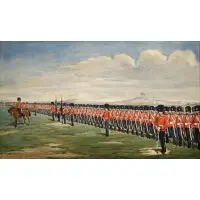 Richard Simkin, The Royal Fusiliers (City of London Regiment), Watercolor on card