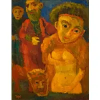 Jennings Tofel, Bathsheba, Oil on canvas