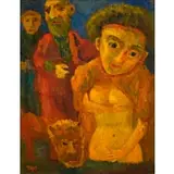 Jennings Tofel, Bathsheba, Oil on canvas