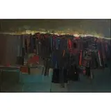 Gerald Trottier, The Encounter, Oil on canvas