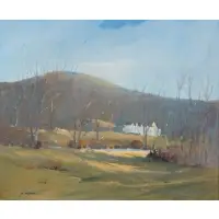 Robert Waltsak, Landscape, Oil on canvas