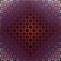 Untitled by Victor Vasarely, Serigraph, sold Nov 2024