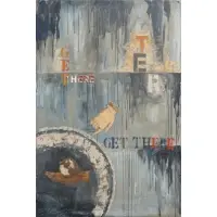 Jasper Johns, Get There, Get There, Mixed media on canvas