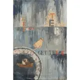 Jasper Johns, Get There, Get There, Mixed media on canvas