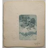Hoi Lebadang, Untitled, Lithograph and mixed media on handmade embossed paper