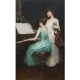 Paul Kiehart, The Sonata, Oil on canvas