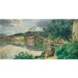 Fosco Pavi, Children Along the Arno River