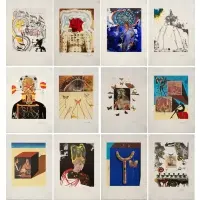 Salvador Dalí, Memories Of Surrealism, 1971, Colored lithographs with etching on Arches paper