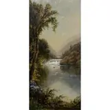Edmund Darch Lewis, Mountain Waterfalls