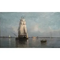 Robert Pearson, Governor's Island, New York, 1875, Oil on canvas