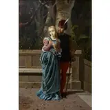 Gabriele Castagnola, Faust and Marguerite, 1870, Oil on canvas