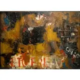Untitled (Abstract Collage) by Alvin Hollingsworth, (Abstract Collage), circa 1977, sold Oct 2024