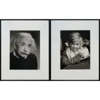 Fred Stein, Albert Einstein, Princeton, 1946, Two Photographs:(i) ' Albert Einstein, Princeton, 1946'