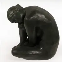 Felipe Castaneda, Reposo, 1982, Bronze