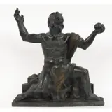 Oscar Eishacker, Bacchus, Patinated bronze