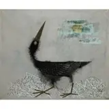 Matazō Kayama, Crow, Oil and gouache on paper