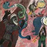 Jay Milder, Moses and the Serpent, Oil on canvas