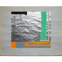 Peter Halley, Untitled, Acrylic, fluorescent acrylic, and pencil on graph paper