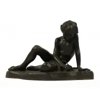 Kate Lizard, Good large size retaining nice original brown patina