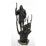 Richard Vernon Greeves, Sheep Eaters, Richard Greeves Bronze Sculpture "Sheep Eaters" Shoshone