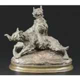 Thomas Rancois Cartier, Untitled, Large, original patina and a wonderful sculpture
