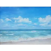 Sherri Paul, Surf's Up, Oil on canvas