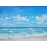 Sherri Paul, Surf's Up, Oil on canvas