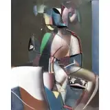 Ivan Kustura, Untitled, Mixed media on canvas laid to board