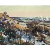 Gaston Sebire, Fin De Neige Sur la Seine, (End of Snow on the Seine)