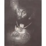 Jack Levine, Maimonides, Aquatint etching