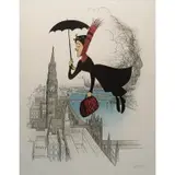 Al Hirschfeld, Julie Andrews as Mary Poppins