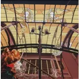 Impero Nigiani, Surrealist Interior with Red Headed Woman, Oil on canvas