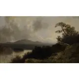 Charles H. Chapin, Hudson River View, Oil on canvas