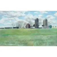 James Schmidt, Spring Thaw, Pastel on paper