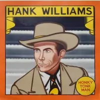 Roger Brown, Hank Williams, Honky Tonk Man, 1991, Lithograph
