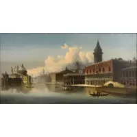J. L. Bankowsky, The Grand Canal, Venice, Oil on canvas