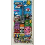Charles Fazzino, Rive Gauche, 3-dimensional serigraph