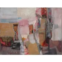 Gabriel Godard, A Morte an Sablier, Oil on canvas