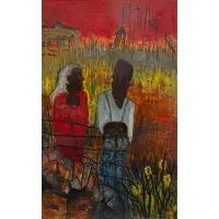 One Armed Vet by Vincent Smith, Oil on masonite, sold Jun 2024