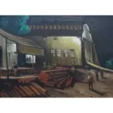Guy Wiggins, The Night Shift, Oil on canvas
