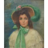 André Brouillet, Portrait of Florence Kessler (1900-1909), Oil on canvas