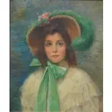 André Brouillet, Portrait of Florence Kessler (1900-1909), Oil on canvas