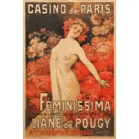 Georges Redon, Casino de Paris / Feminissima, Lithograph poster