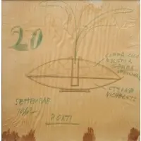Design Sketch by Gio Ponti, Watercolor on tracing paper, sold Jun 2024