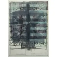 Moshe Kupferman, Untitled, Mixed media on paper